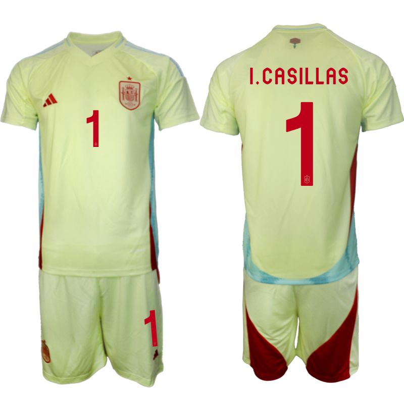 Men 2024-2025 Season Spain away green #1 Soccer Jerseys->spain jersey->Soccer Country Jersey